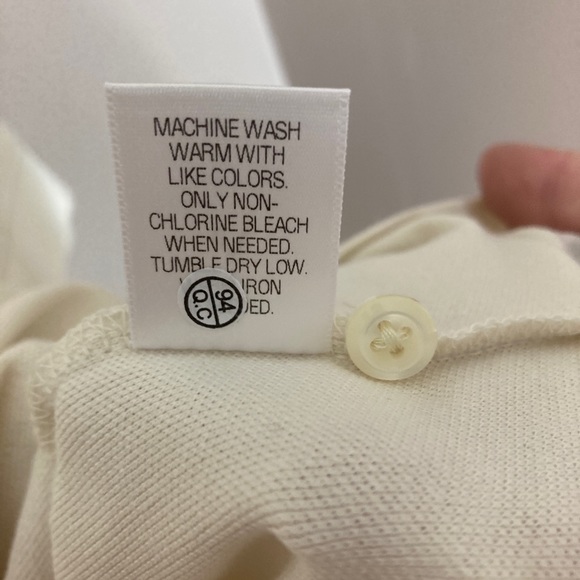 Croft and Borrow Cream Colored Men’s Polo Shirt, XXL Tall size - Picture 10 of 11